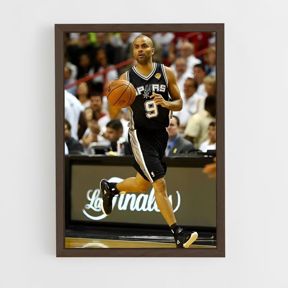Poster Tony parker précis – affiche Basketball (vue 5)